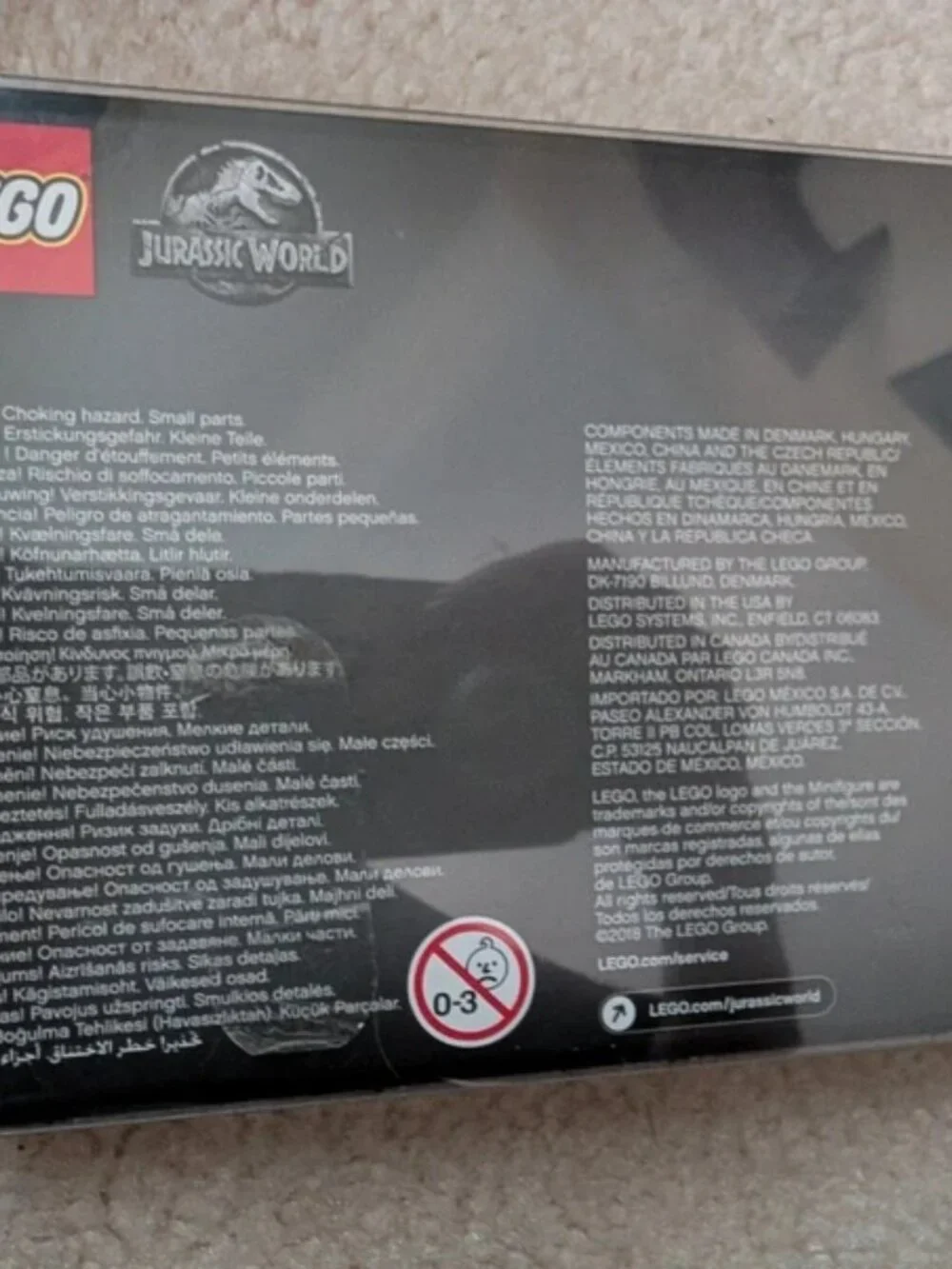 Lego Jurassic world limited edition set kids toy